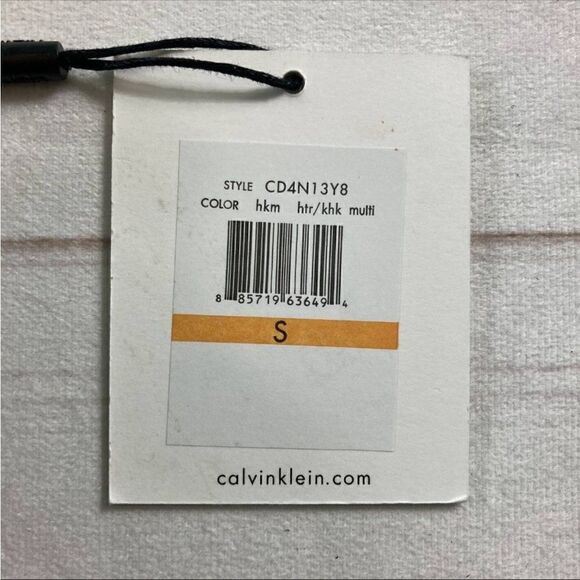 Calvin Klein NWT Womens Beige Colorblock Asymmetrical Hem Midi Dress Small - Picture 6 of 12
